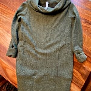 Sz Sm Lululemon Sweater Dress with Cowl Neck